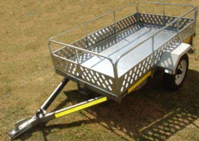 Zinc galvanised base for Modular Trailer