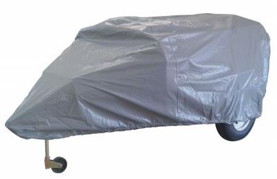 Cover PVC light grey trailer 6ft